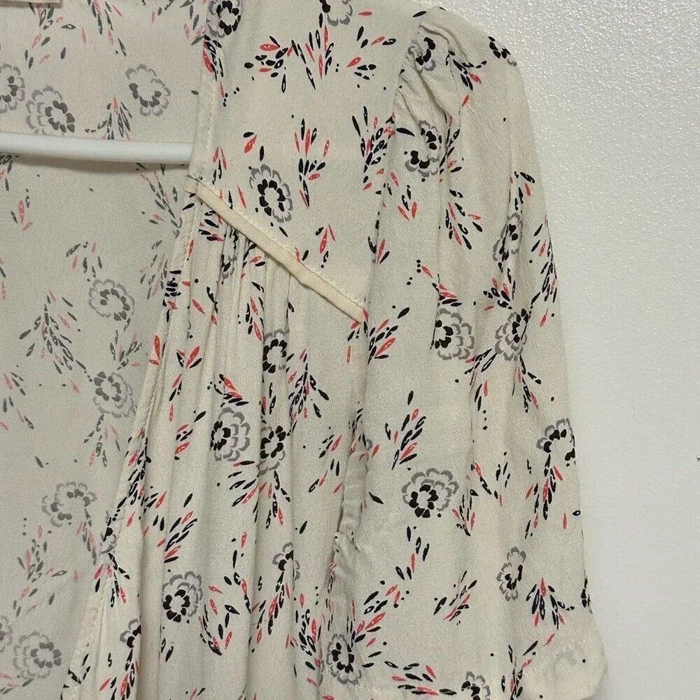 Sessun Chicama cross over dress, printed viscose crepe - sz XS‎ EUC